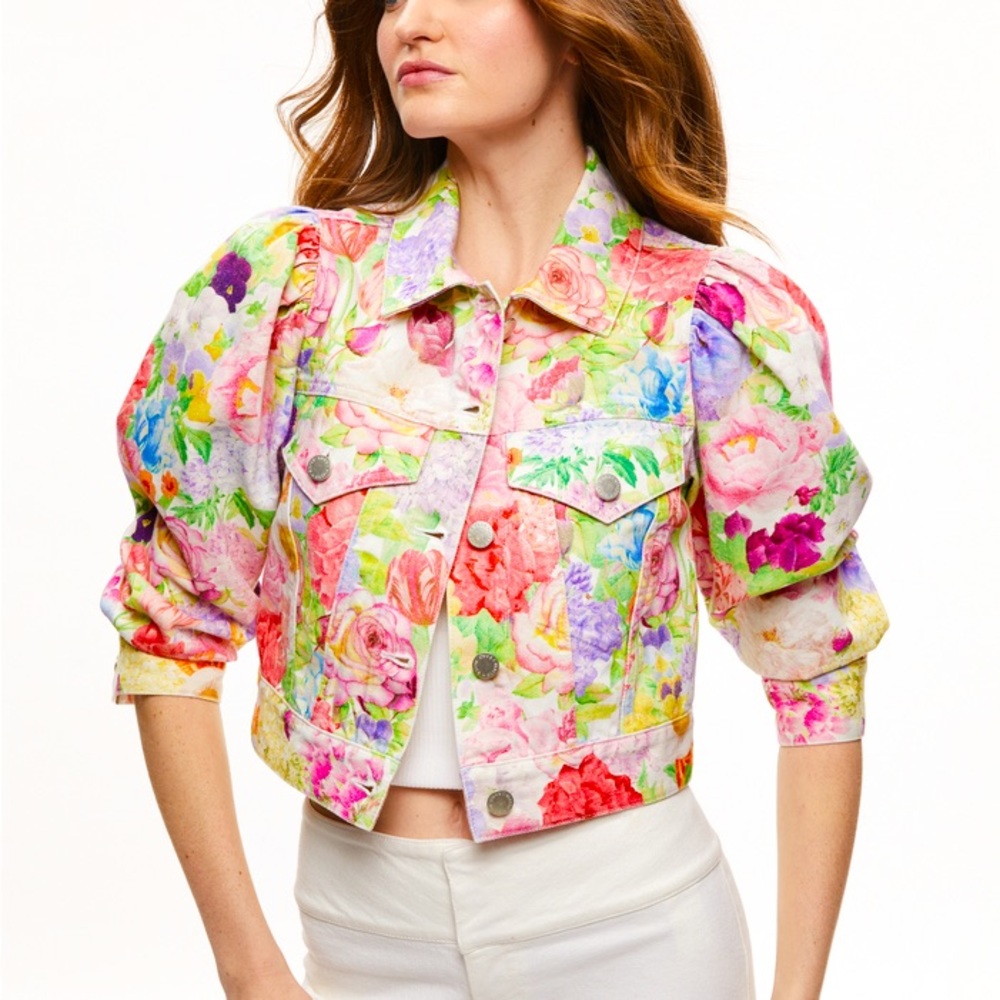 Dawn Floral Denim Jacket